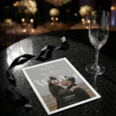 Modern Urban Minimalist Photo Overlay Calligraphy Einladung