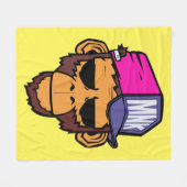 Modern Urban Monkey Fleecedecke (Vorderseite (Horizontal))