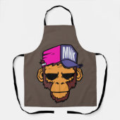 Modern Urban Monkey Schürze (Vorderseite)