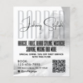 Modern urban style barber shop Flyer (Vorne)