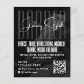 Modern urban style barber shop Flyer (Vorne)