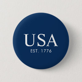 Modern USA Gegründet 1776 Button