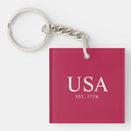 Modern USA Gegründet 1776 Schlüsselanhänger