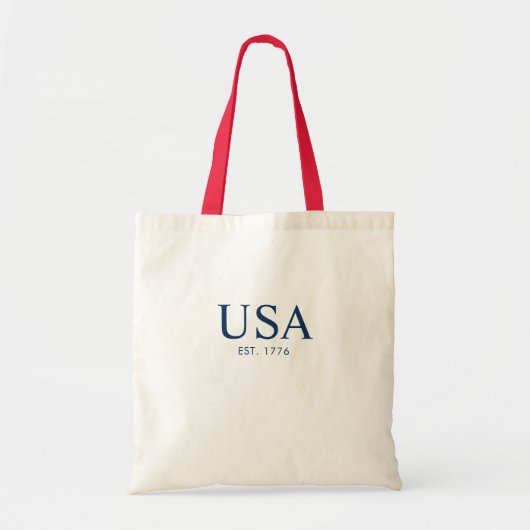 Modern USA Gegründet 1776 Tragetasche (Vorne)