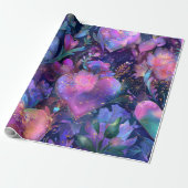 Modern Valentine Wrapping Paper– Abstract Colorful Geschenkpapier (Ungerollt)