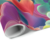 Modern Valentine Wrapping Paper– Abstract Colorful Geschenkpapier (Rolleneckpunkt)