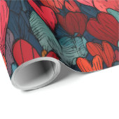 Modern Valentine Wrapping Paper– Abstract Colorful Geschenkpapier (Rolleneckpunkt)