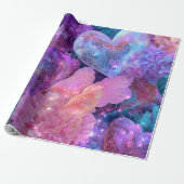 Modern Valentine Wrapping Paper– Abstract Colorful Geschenkpapier (Ungerollt)