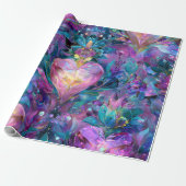 Modern Valentine Wrapping Paper– Abstract Colorful Geschenkpapier (Ungerollt)