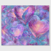 Modern Valentine Wrapping Paper– Abstract Colorful Geschenkpapier (Flach)