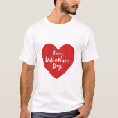 Modern Valentines Day Quotes T-Shirt (Vorderseite)