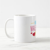Modern Valentines Day Typography  Kaffeetasse (Links)