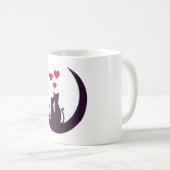 Modern Valentines Day Typography  Kaffeetasse (VorderseiteRechts)