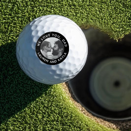 Modern VATER Sports Fan Foto Golfer Vater Geburtst Golfball