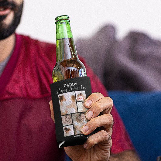 Modern | Vatertag FotoCollage Dosenkühler