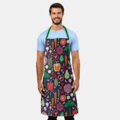Modern Vegetable Pattern Schürze (Getragen)