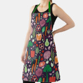 Modern Vegetable Pattern Schürze (InSitu)