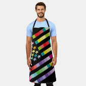 MODERN VERSION MULTICOLOR USA/EEUU FLAG MASANSER SCHÜRZE (Getragen)