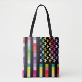 MODERN VERSION MULTICOLOR USA/EEUU FLAG MASANSER TASCHE (Vorderseite)