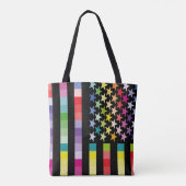 MODERN VERSION MULTICOLOR USA/EEUU FLAG MASANSER TASCHE (Rückseite)