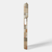 Modern Vertical Mosaic Phone Case - Earthy Multi (Rückseite / Rechts)