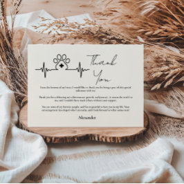 Modern Vet Med Graduation Party Dankeskarte