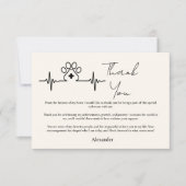 Modern Vet Med Graduation Party Dankeskarte (Vorderseite)