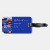 Modern Vibrant Dreamscape Gepäckanhänger (Rückseite horizontal)