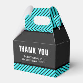 Modern Video Game Birthday Party Geschenkschachtel (Rückseite)