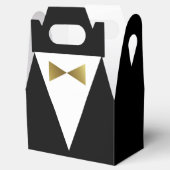 Modern Vielen Dank an Black and Gold Tuxedo Vorlag Geschenkschachtel (Geöffnet)