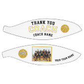 Modern Vielen Dank Coach Team Foto Basketball (Panele)