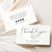 Modern vielen Dank für den Einkauf von Small Brand Visitenkarte