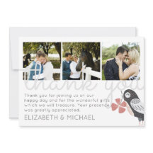 Modern Vielen Dank für Ihre Hochzeitfotografie