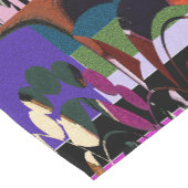 Modern Vine Leaf Floral  Kurzer Tischläufer (Ecke)