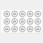 MODERN VINTAG | ETIKETT WASSERPROZESS (Blatt)