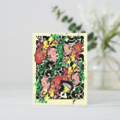 MODERN VINTAG POSTKARTE (Stehend Vorderseite)