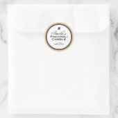 MODERN VINTAGE BEIGE | PERSONALISIERTER AUFKLEBER (Tasche)