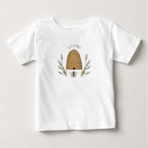 Modern Vintage French Farmhouse Baby T-shirt