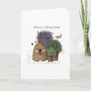 Modern Vintage French Farmhouse Karte