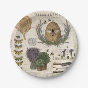 Modern Vintage French Farmhouse Pappteller