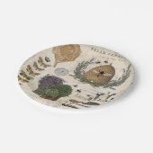 Modern Vintage French Farmhouse Pappteller (Schrägansicht)