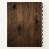 Modern Vintage Personalized Recipe Notebook Notizblock (Rückseite)