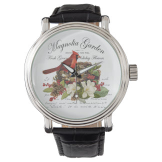Modern Vintage Weihnachten Kardinal Armbanduhr