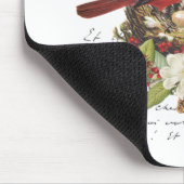 Modern Vintage Weihnachten Kardinal Mousepad (Ecke)