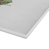 Modern Vintage Weihnachten Kardinal Schneidebrett (Ecke)