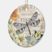 Modern Vintch French Draquelly Keramikornament (Links)