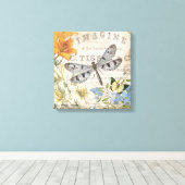 Modern Vintch French Draquelly Leinwanddruck (Insitu (Holzboden))