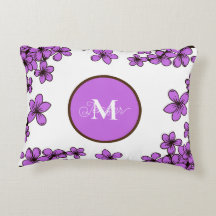 Modern Violet Monogram