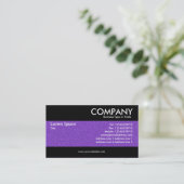 Modern - Violett mit bespannter Textur Visitenkarte (Stehend Vorderseite)