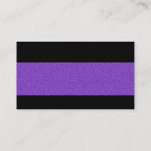 Modern - Violett mit bespannter Textur Visitenkarte (Rückseite)